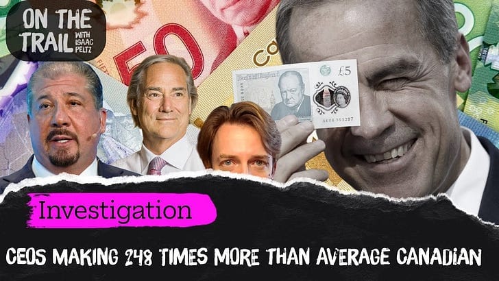 Canada's CEOs are making 248 times more than the average worker, a new record.