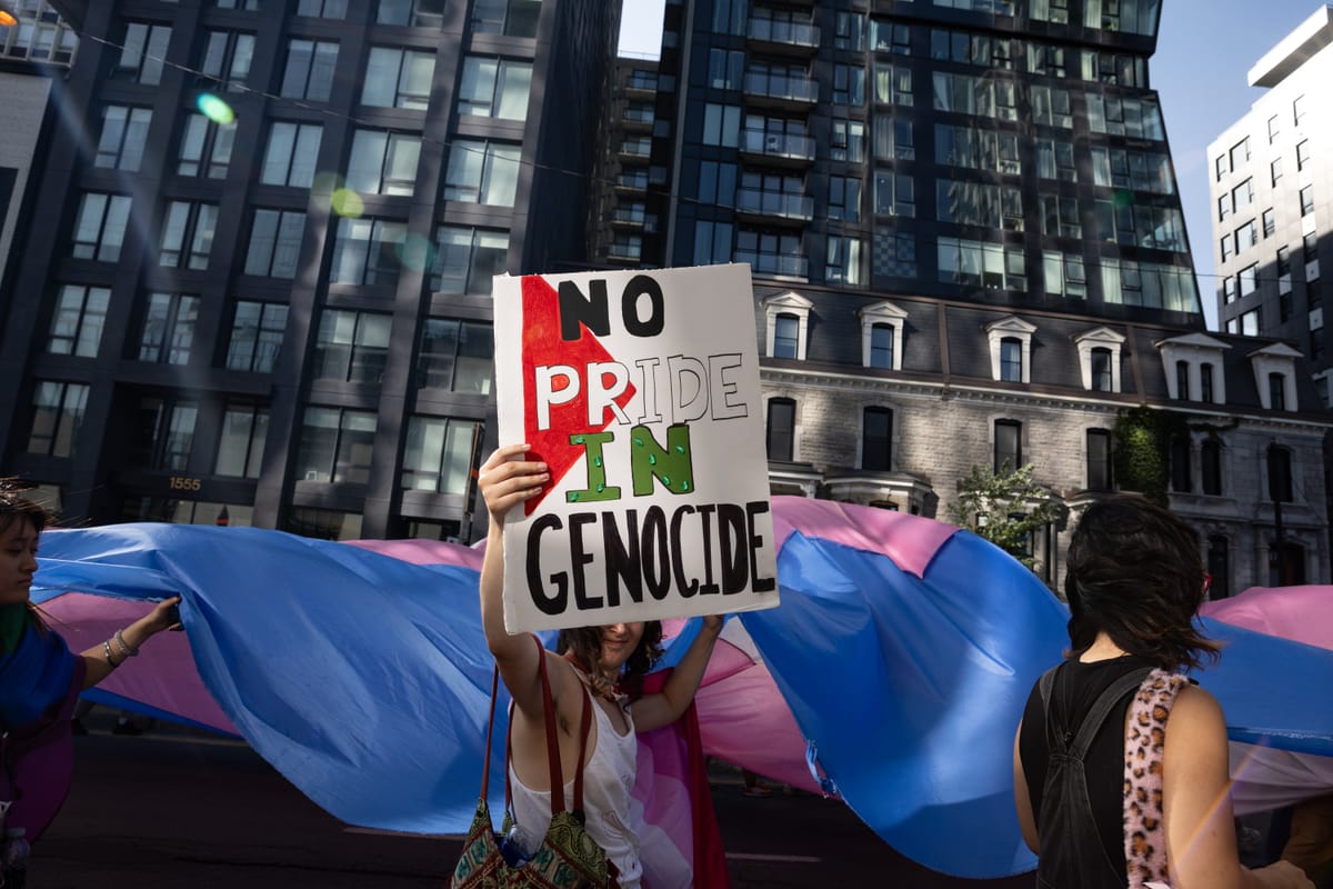 "No pride in genocide" - Montreal's first-ever 'Wild Pride' draws a crowd of 10,000